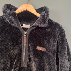 Columbia Charcoal Fleece Half Zip
